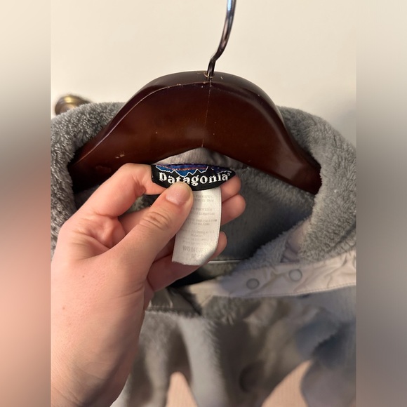 Patagonia Women's Re-Tool Snap-T Fleece Pullover Grey Size M - Picture 8 of 9